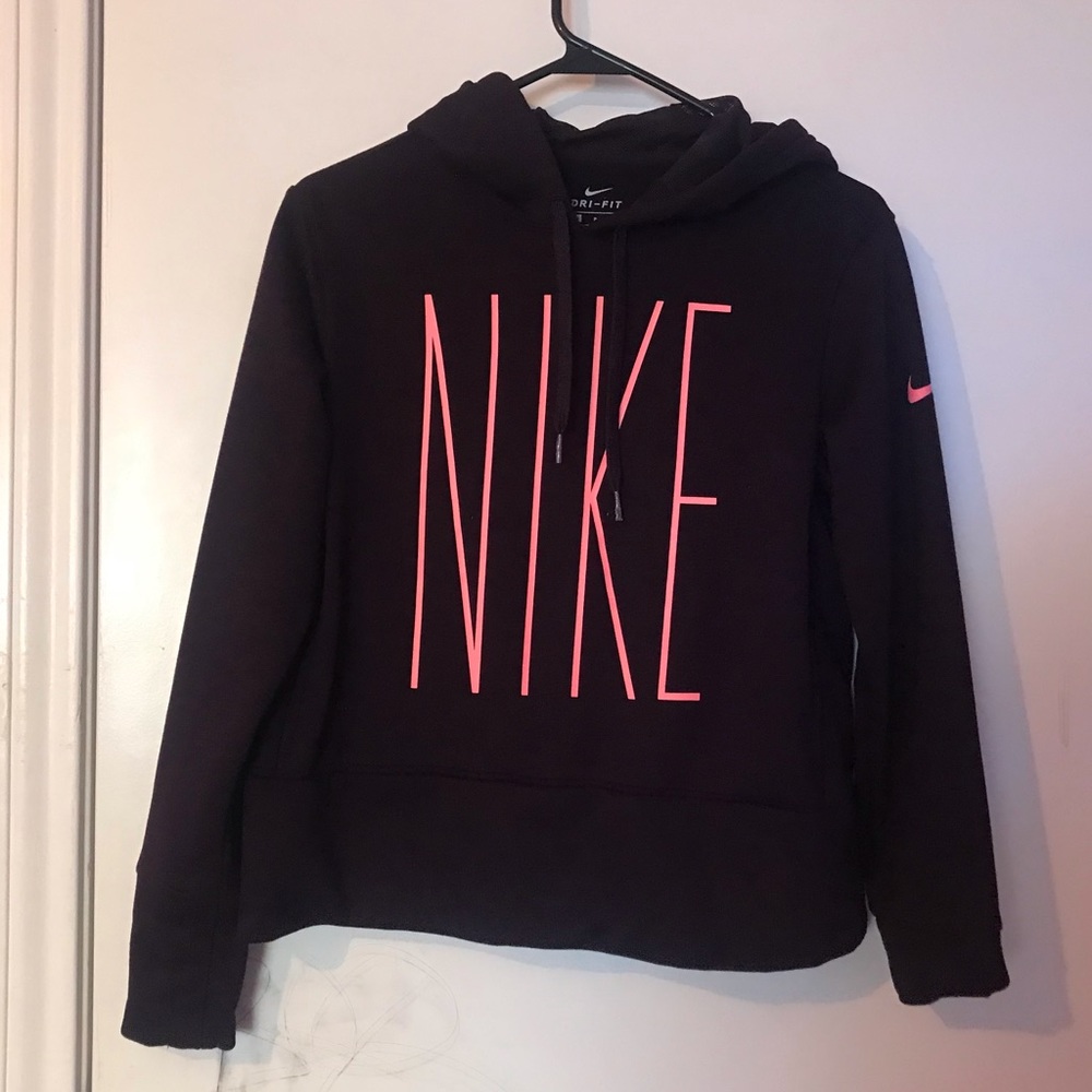 Nike dri-fit pullover cropped sweater